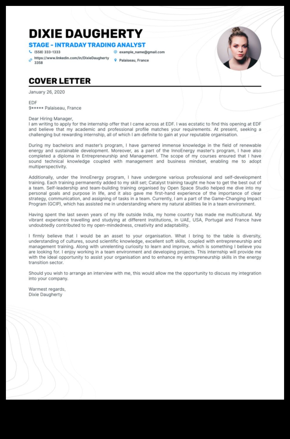 How to Write a Standout Internship Cover Letter 1